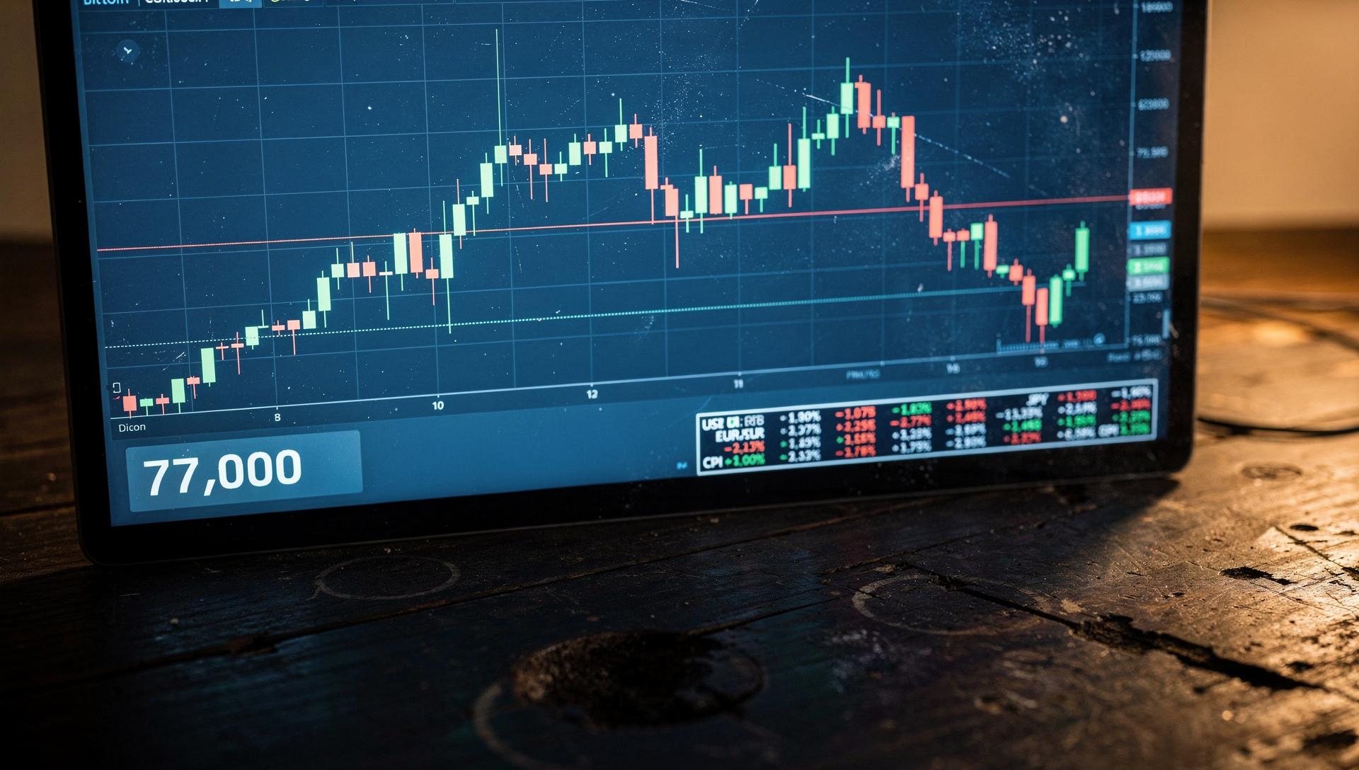 Inflación de productor acelera pero Bitcoin frena caída en $77K ante el CPI