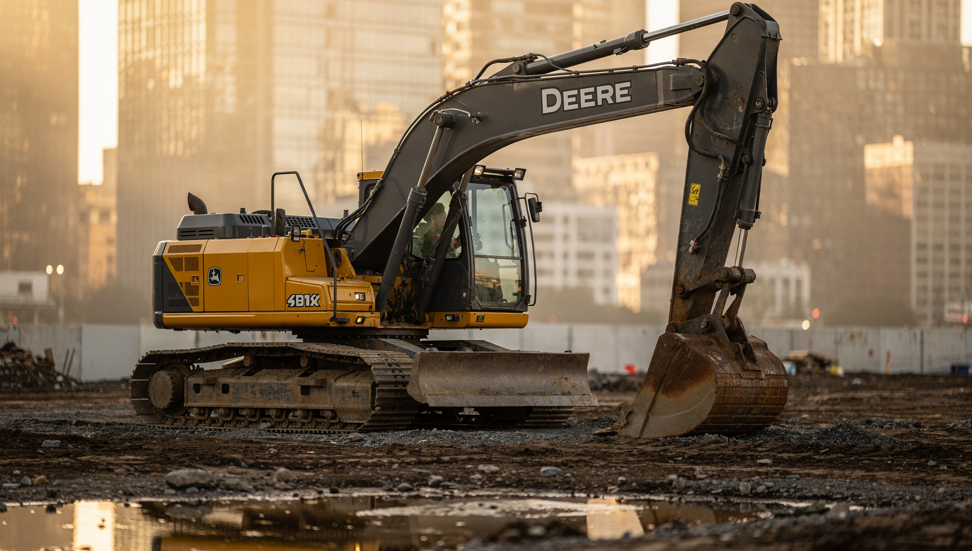 Deere compensa con construcción la caída de su negocio agrícola