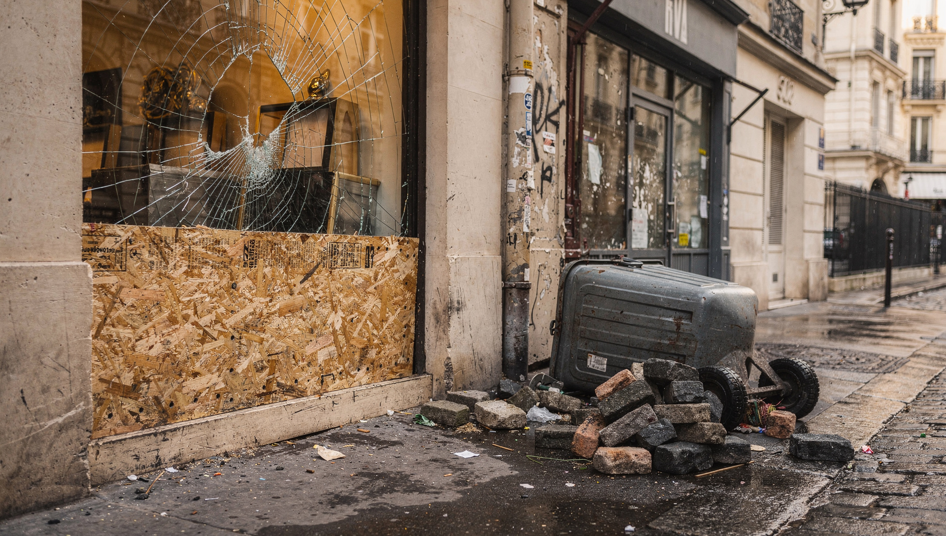 Francia vota el martes tras 2.397 detenidos en su peor fin de semana