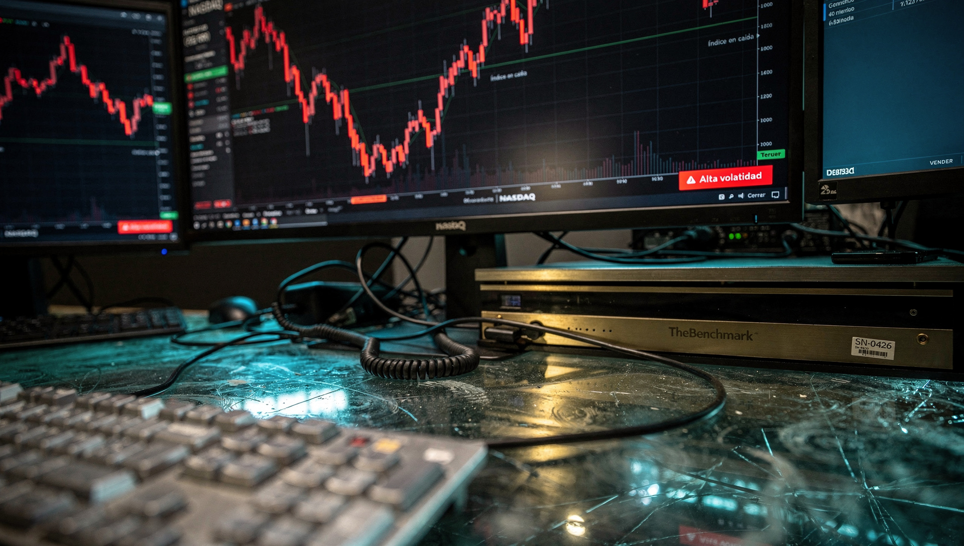 Nasdaq cae 2,6% pero bonos tocan mínimos de un mes en huida a refugio