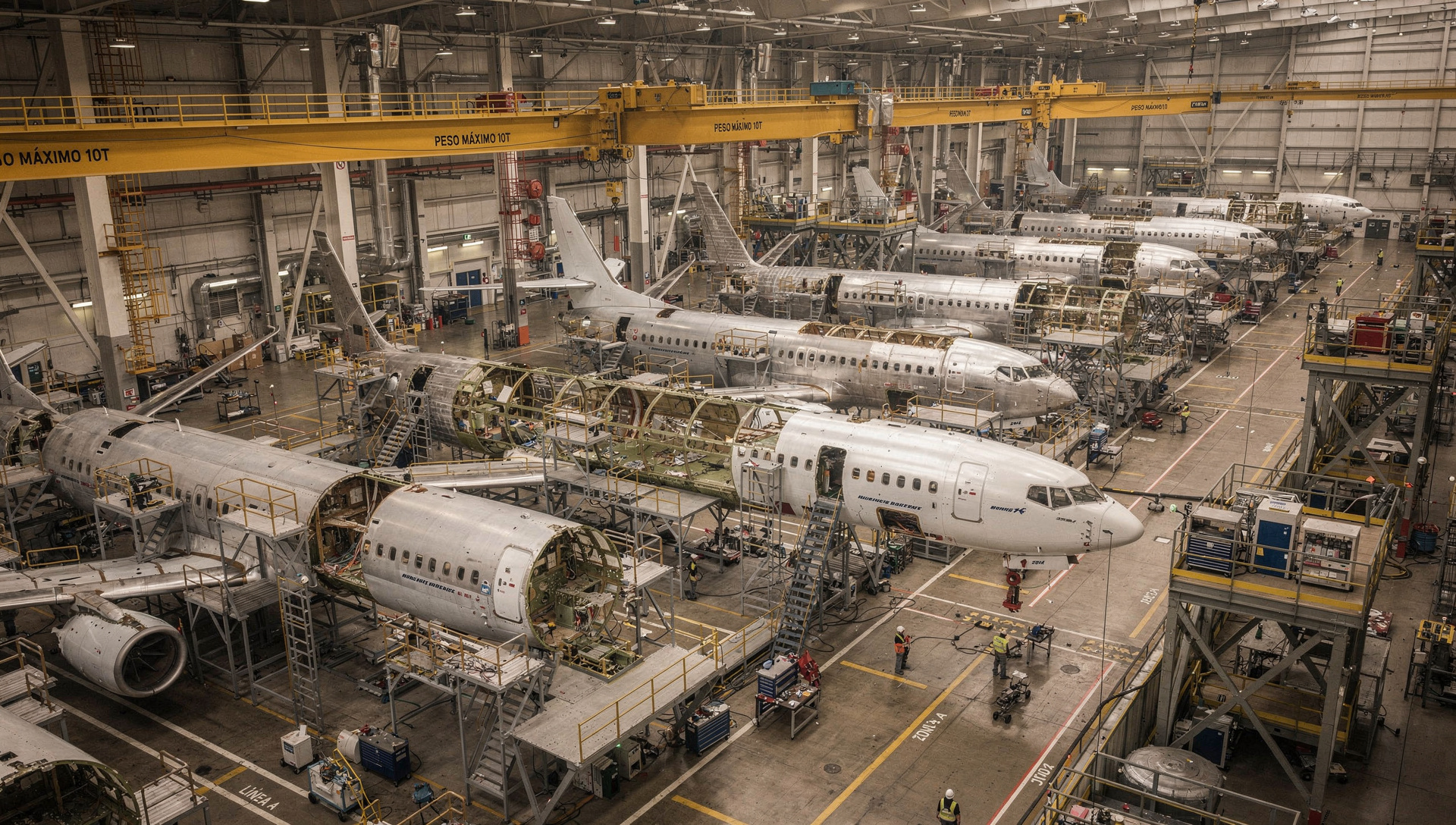 Boeing admite que las alas de Renton frenan su recuperación hasta 2029